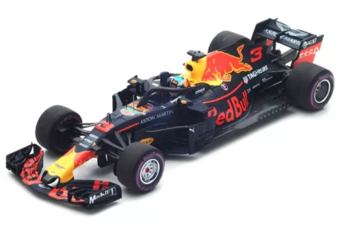 1:43 Aston Martin Red Bull Racing TAG Heuer RB14 Ganador Monaco GP 2018 Daniel Ricciardo