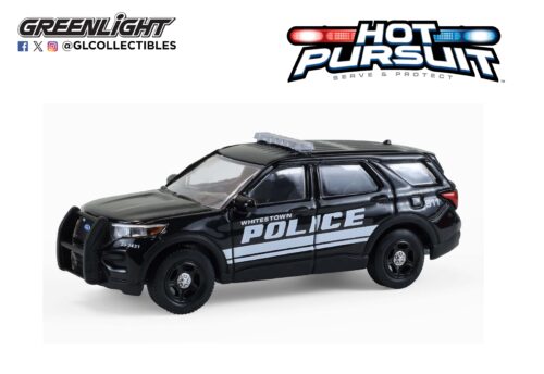 1:64 Hot Pursuit Series 47 - 2023 Ford Police Interceptor Utility – Whitestown Police Dept., Whitestown, IN