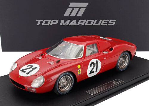 1:12 Ferrari 250LM 3.3l v12 ch. n5893 Team N.A.R.T. North American Racing #21 Ganador 24h le Mans DIRTY VERSION AFTER RACE 1965 Jochen Rindt - Masten Gregory