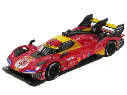 1:64 Ferrari 499P #50 ganador 24h LeMans 2024 Nielsen, Fuoco, Molina