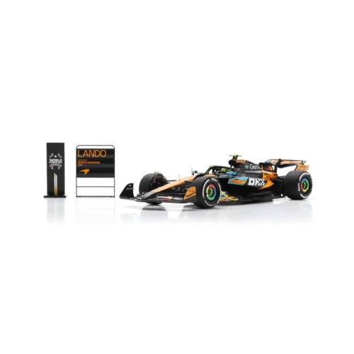 1:18 Mclaren Mcl39 #4 3rd Abu Dhabi Gp 2025 Lando Norris F1 Drivers' World Champion With Pit Board