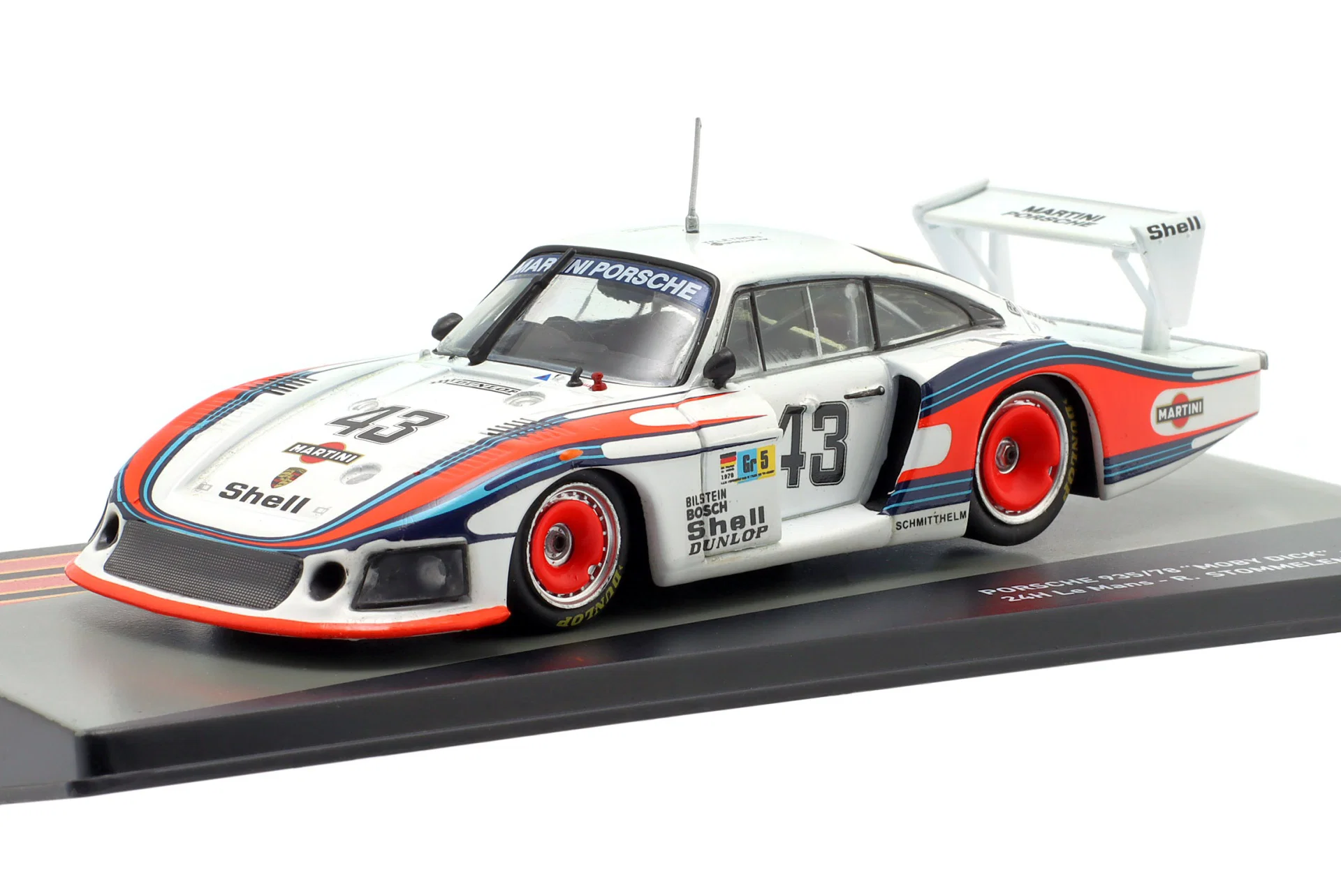 1:43 Porsche 935/78 Moby Dick #43 8th 24h LeMans 1978 Schurti/Stommelen Altaya
