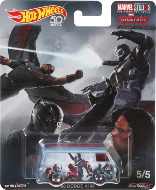 1:64 MARVEL CIVIL WAR CAPTAIN AMERICA - '66 DODGE A100 - FKY40